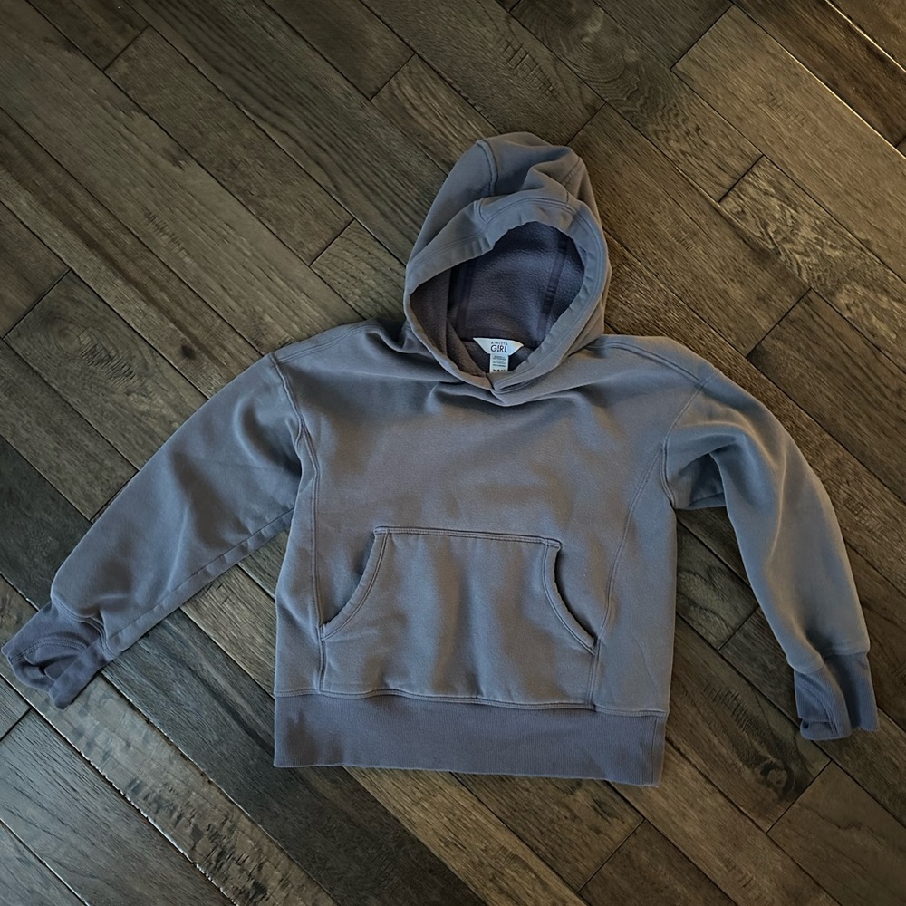 Athleta Girl Retroactive Oversized Hoodie, Blue/Purple, Size M/8-10